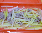＊ルクエde大根皮と豚肉の塩麹蒸し＊作り方3写真