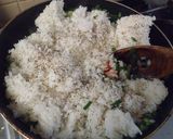 向井理♡菜っ葉のクリームソースかけご飯作り方11写真