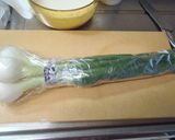 向井理♡菜っ葉のクリームソースかけご飯作り方8写真