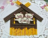 愛は壊れない＊こぶたのポッキーのお家＊作り方15写真