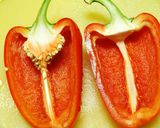 器ごと食べられるパプリカグラタン作り方1写真