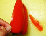 器ごと食べられるパプリカグラタン作り方2写真