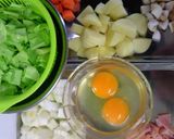 野菜たっぷりコンソメスープ作り方1写真
