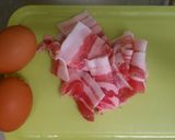 超カンタン　シンプル豚玉子焼き作り方1写真