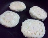 我慢できない時のれんこんバーグ。作り方2写真