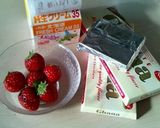いちごのホワイト生チョコ☆作り方1写真