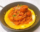 ワンパンで♪濃厚トマト味♪鉄板ナポリタン作り方10写真