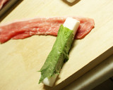 ☆お弁当に☆はんぺんと青しその豚肉巻き作り方2写真