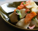 かぶと人参と小エビの酢味噌和え作り方5写真