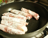 ☆お弁当に☆はんぺんと青しその豚肉巻き作り方6写真