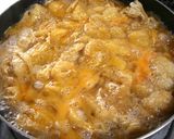 フライパンでパパッと☆お揚げできつね丼作り方5写真