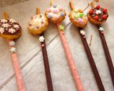 華かんざし❀　ポッキーdeグラスマーカー作り方7写真
