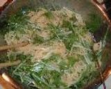 水菜とタラコのスパゲッティー作り方4写真