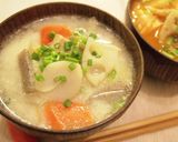 塩豚333*白豚汁&赤豚汁♪作り方6写真