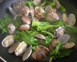 菜の花とあさりのバター蒸し作り方6写真