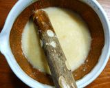 山かけご飯 発芽燕麦、ビーツの柴漬け作り方3写真