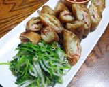ピザ風“春巻き”作り方9写真