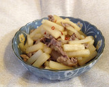 大根と牛肉の中華風ピリ辛炒め煮作り方4写真