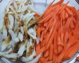 にんじんとちくわのきんぴら作り方1写真