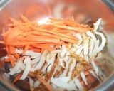 にんじんとちくわのきんぴら作り方2写真