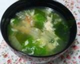 白菜とワカメの中華スープ作り方3写真
