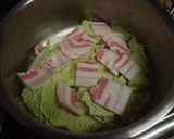 豚肉と白菜のトマト蒸し煮作り方1写真