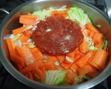 豚肉と白菜のトマト蒸し煮作り方3写真