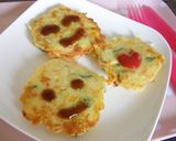 白だしで幼児食♪かわいいお好み焼き作り方5写真