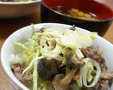 塩麹漬け牛肉炒めのごまだれ和え作り方4写真
