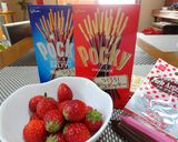 ポッキーでバレンタイン♪作り方1写真