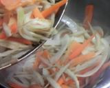 ごぼうと肉のきんぴら作り方2写真