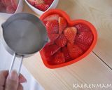 バレンタインに！ごろごろ苺の寒天ゼリー！作り方2写真