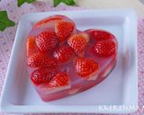 バレンタインに！ごろごろ苺の寒天ゼリー！作り方5写真