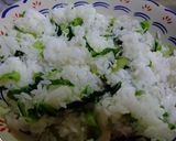 広島菜としらすのおにぎり作り方2写真