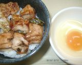 焼き鳥丼作り方3写真