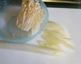 えのきとネギのお味噌汁作り方1写真