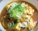 「カレー風味の肉豆腐」を作ってみた！作り方8写真