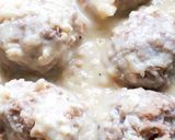 豆乳入り☆米粉のホワイトソース☆肉だんご作り方6写真