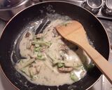 コクうまクリームパスタ作り方5写真