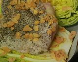 白菜と鶏のガーリックロースト作り方12写真