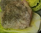 白菜と鶏のガーリックロースト作り方11写真
