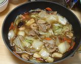 冷凍えびいかミックスに豚肉+で海鮮中華丼作り方10写真