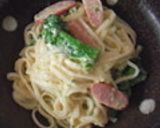 うどんカルボナーラ作り方5写真