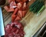 トマトと牛肉のすき焼き風煮作り方3写真