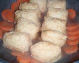 優しい♪ヘルシー♪胸肉と豆腐と野菜の袋♪作り方6写真