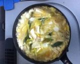 豚バラと豆腐の卵とじ作り方5写真
