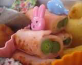 お弁当★ハム巻き~野菜とチーズ作り方9写真