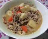 里芋と豚肉の味噌煮こみ作り方8写真