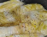 とろ～り鶏肉のロール白菜～中華風作り方6写真
