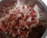 簡単！豚肉とかぼちゃのウスターソース炒め作り方1写真